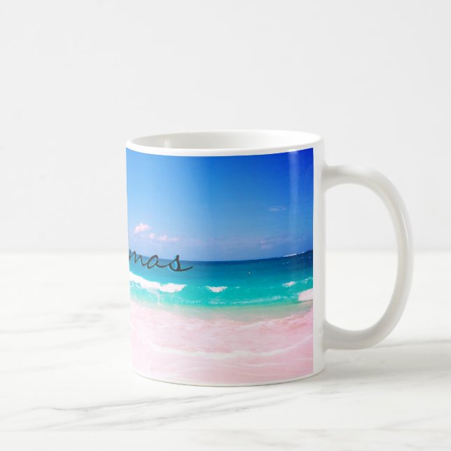 Caneca De Café Praia bonita de Bahamas (Direita)