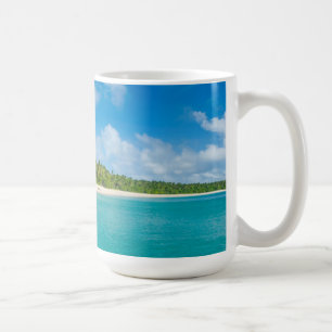 Caneca De Café Praia com palmeiras, Tonga