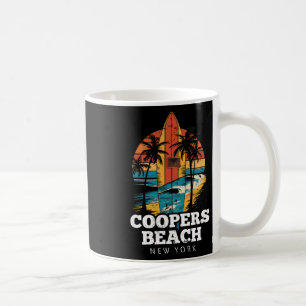 Caneca De Café Praia Coopers Nova York Surfboard Surfing Retro