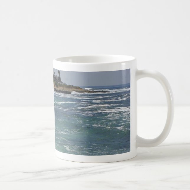 Caneca De Café Praia da angra de La Jolla (Direita)