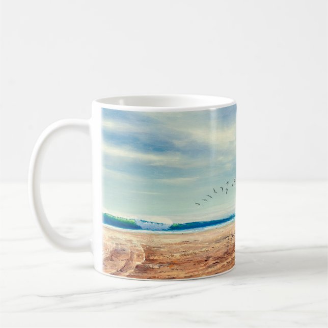 Caneca De Café Praia da Califórnia (Esquerda)