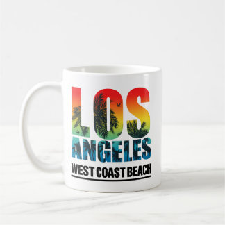 Caneca De Café Praia da Costa Oeste de Los Angeles