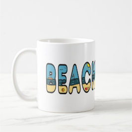 Caneca De Café Praia da praia