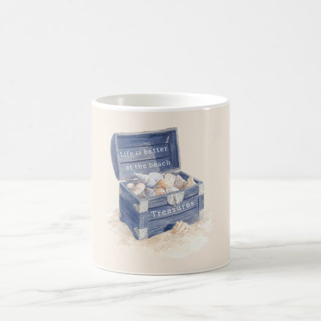 Caneca De Café Praia das Conchas do Peito Azul (Centro)