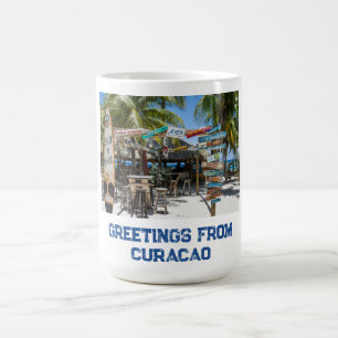 Caneca De Café Praia de Curaçao
