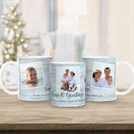 Caneca De Café Praia de Fotografias da Família Natal