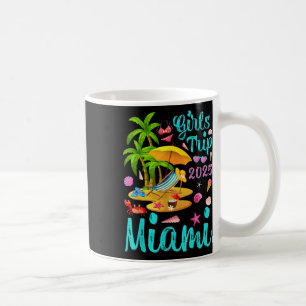 Caneca De Café Praia de Miami Flórida Férias de Verão Viagem de M