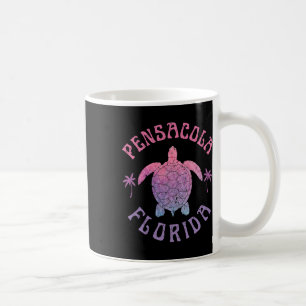 Caneca De Café Praia de Pensacola Flórida Tartaruga Marinha Féria