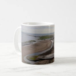 Caneca De Café Praia de Redcar a partir do Beacon