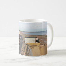 Caneca De Café Praia de Redcar a partir do Beacon