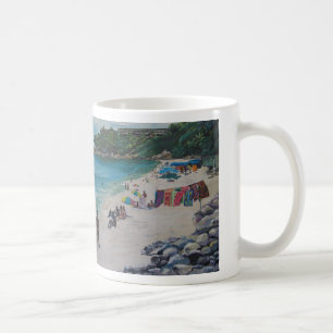 Caneca De Café Praia de Rio, Rio Beachby Sylvia LeDoux