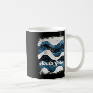 Caneca De Café Praia de Santa Rosa Fl Flórida Surf Vintage Oceano