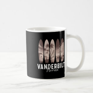 Caneca De Café Praia de Vanderbilt Flórida Surfboard Homens Mulhe