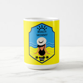 Caneca De Café Praia de Verão Essencial