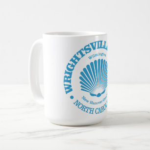 Caneca De Café Praia de Wright tsville (concha)