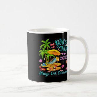Caneca De Café Praia Del Carmen México Viagem de Verão das Menina