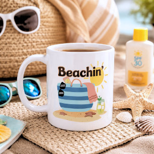 Caneca De Café Praia Divertida 