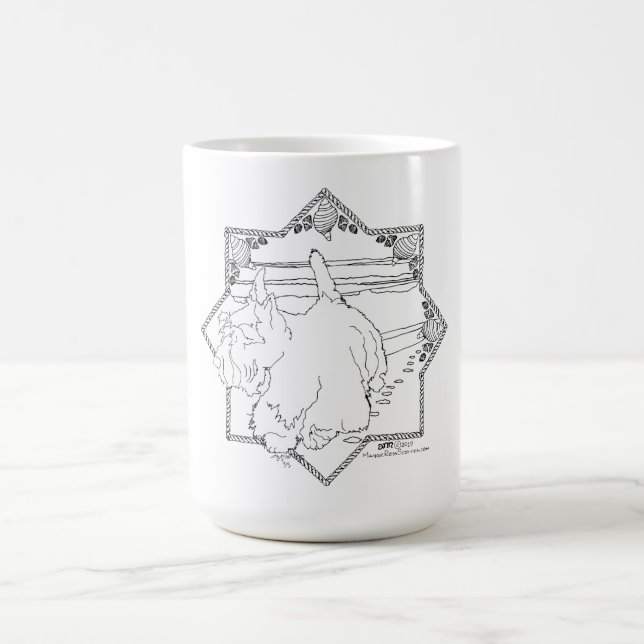 Caneca De Café Praia do Cão Scottie (Centro)