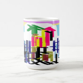 Caneca De Café Praia do flamingo rosa