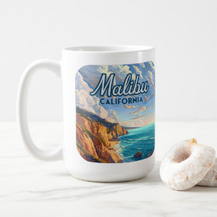 Caneca De Café Praia do Malibu California Los Angeles El Matador