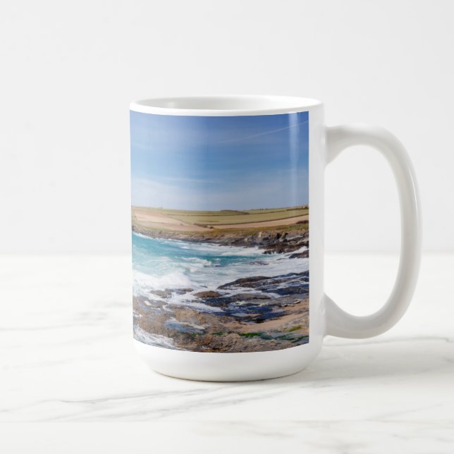 Caneca De Café Praia |England da baía de Boobys (Direita)
