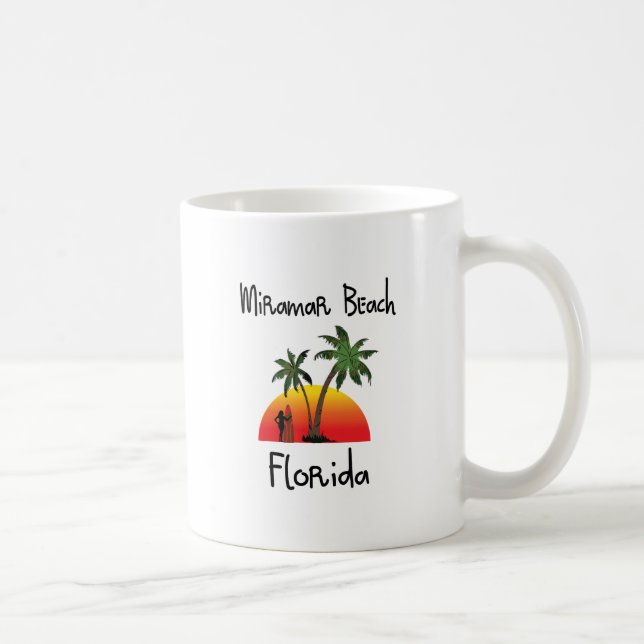 Caneca De Café Praia Florida. de Miramar (Direita)