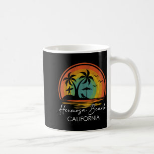Caneca De Café Praia Hermosa Califórnia Férias de Verão Tropical