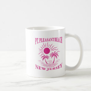 Caneca De Café Praia Int Prazerosa Nova Jersey Nj Menino Menina H