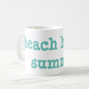 Caneca De Café praia no verão