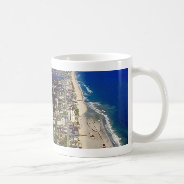 Caneca De Café Praia North Carolina de Kure (Direita)