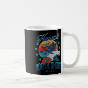 Caneca De Café Praia North Shore Havaí Surf Vintage Havaiano