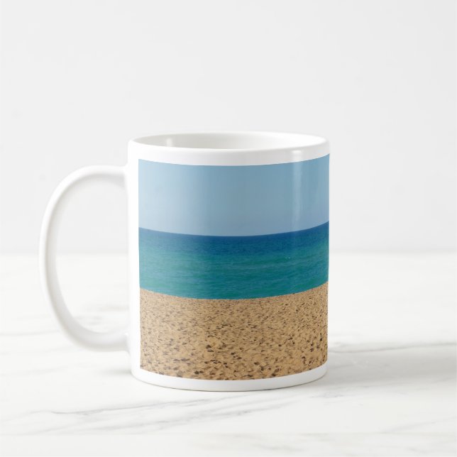 Caneca De Café Praia, Oceano, Sky Mug (Esquerda)