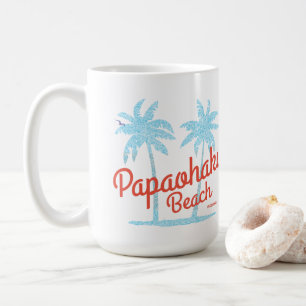 Caneca De Café Praia Papaohaku Molokai Hawaii Tipo Coral Antigo