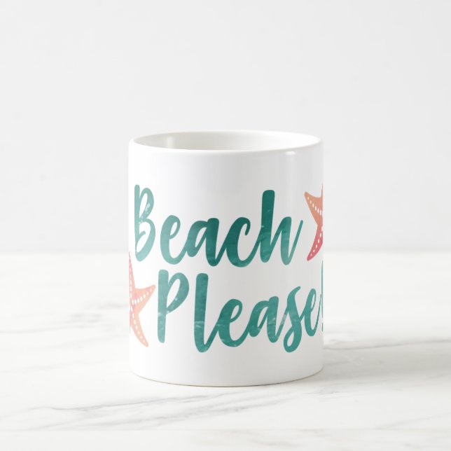 Caneca De Café Praia Por Favor Mug (Centro)