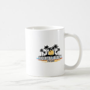 Caneca De Café Praia Tigertail Flórida Praia de Surf Retrô Para M