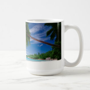 Caneca De Café Praia tropical   Seychelles