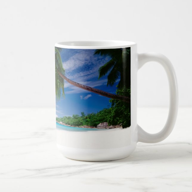 Caneca De Café Praia tropical | Seychelles (Direita)