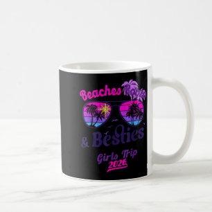 Caneca De Café Praias bebida amigas viagem de meninas 2026 florid