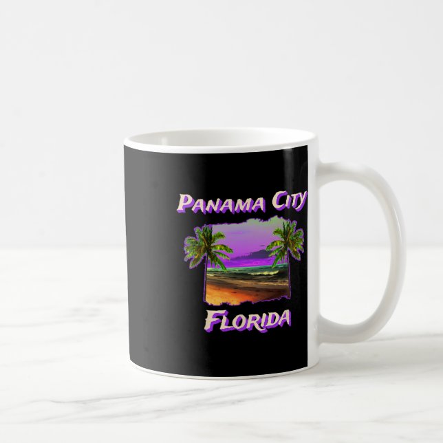 Caneca De Café Praias Da Cidade Do Panamá Na Flórida (Direita)
