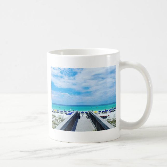 Caneca De Café Praias de Destin Florida (Direita)