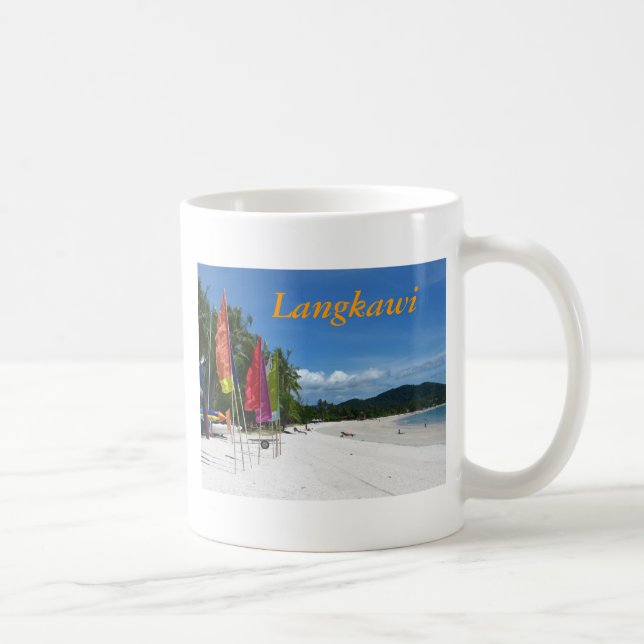 Caneca De Café Praias de Langkawi (Direita)