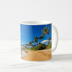 Caneca De Café Praias Tropicais   Wailea, Maui, Havaí