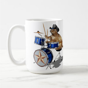 Caneca De Café Prairie Dog Drummer