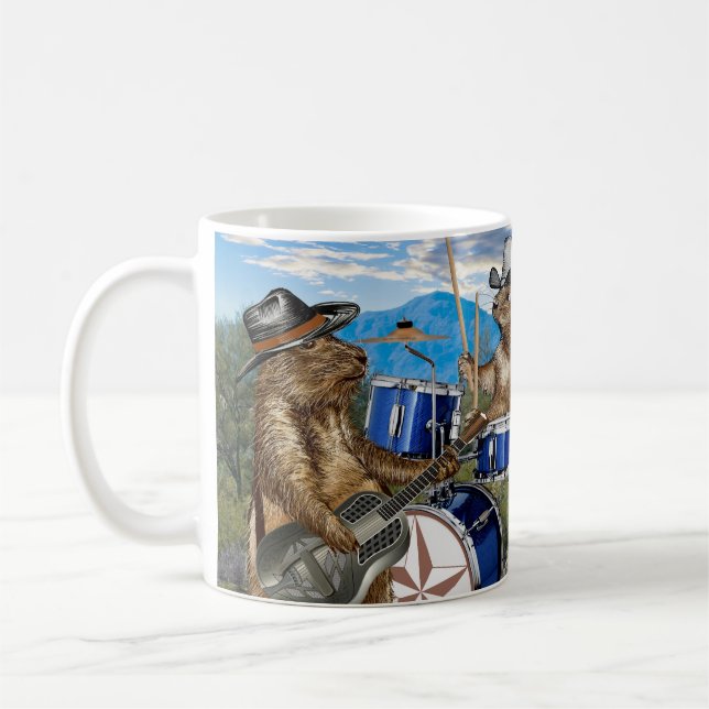 Caneca De Café Prairie Dogs Banda (Esquerda)