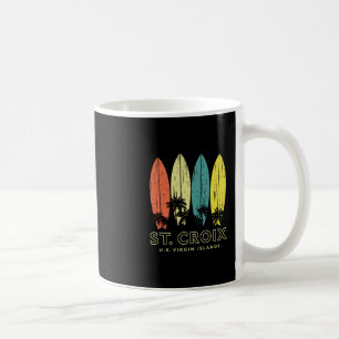Caneca De Café Pranchas de Surf Retro St Croix Vintage Meninos Me