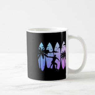 Caneca De Café Pranchas de Surf Surfista Antigo Verão Praia Surf
