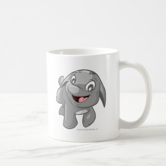 Caneca De Café Prata de Poogle (Direita)
