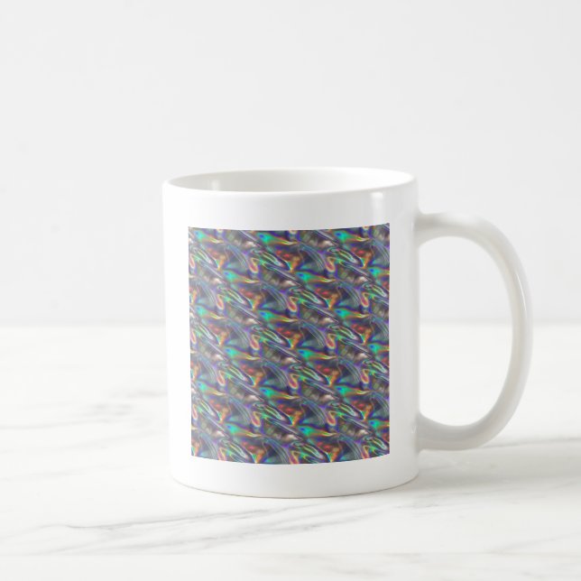 Caneca De Café prata holográfica (Direita)