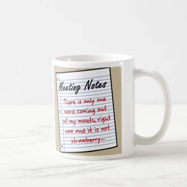 Caneca De Café Praticando Etiqueta de Negócios (Direita)