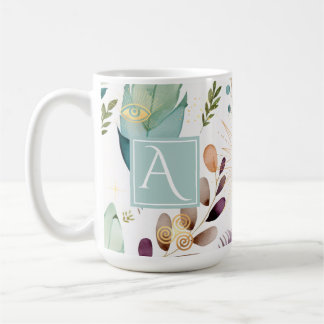 Caneca De Café Prato Floral Personalizado De Couro